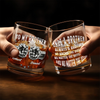 Custom Whiskey Glass - Personalized Birthday Gifts For Brother - A Sip Of Brotherhood