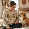 Custom Unisex Sweatshirt, Hoodie With Design On Sleeve - Personalized Birthday Gifts For Dog Cat Lovers, Dog Dad And Mom, Cat Owners - Love Begins With Paws