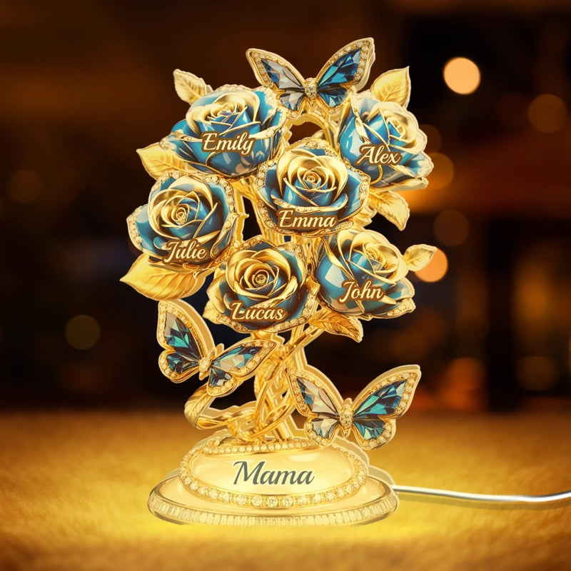 Custom Shaped Light Box - Personalized Mother's Day Gifts For Mom, Grandma - Grandma And Mom Forever