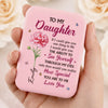 Custom LED Compact Makeup Mirror - Personalized Birthday Gifts For Daughter, Granddaughter - Watching My Daughter Grow