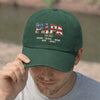 Custom Vintage Washed Denim Baseball Cap - Personalized 4th Of July Gifts For Dad, Grandpa, Husband - Still Going Strong