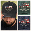 Custom Vintage Washed Denim Baseball Cap - Personalized 4th Of July Gifts For Dad, Grandpa, Husband - Still Going Strong