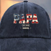 Custom Vintage Washed Denim Baseball Cap - Personalized 4th Of July Gifts For Dad, Grandpa, Husband - Still Going Strong