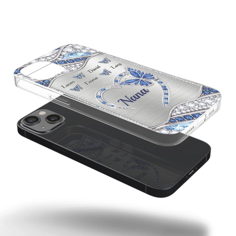 Custom Clear Phone Case - Personalized Mother's Day Birthday Gifts For Mom, Grandma - Mother’s Day, Held With Grace