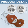 Custom Pocket Hug - Personalized Birthday Gifts For Dad - Dad Is My Hero