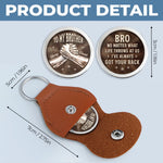 Custom Pocket Hug - Personalized Birthday Gifts For Brother - Brothers Stand Without Fear