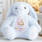 Custom Name First Easter Gifts - Personalized Bunny Plush