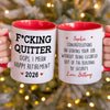Happy Retirement - Coworker Personalized Custom Accent Mug - Appreciation, Retirement Gift For Coworkers, Work Friends, Colleagues