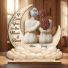 Custom 2-Layered Wooden Plaque - Personalized Mother's Day Birthday Gifts For Mom, Grandma - Always Loved, Always Held