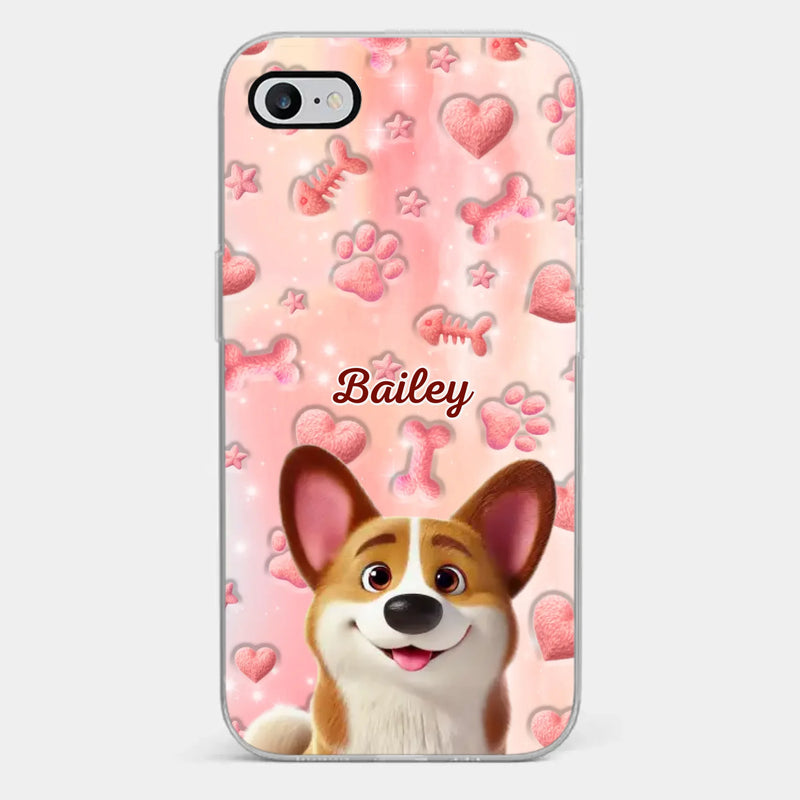 Custom Clear Phone Case - Personalized Christmas Birthday Gifts For Dog Cat Lovers, Dog Dad And Mom, Cat Owners - Every Day Starts With Paws