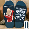 Custom Crew Socks - Personalized Anniversary Wedding Gifts For Husband And Wife, Him And Her - Fabulous Night With You