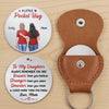 Custom Pocket Hug - Personalized Birthday Gifts For Mom, Dad, Daughter, Son - A Tiny Hug For You