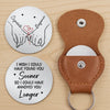 Custom Pocket Hug - Personalized Anniversary Wedding Gifts For Husband And Wife, Him And Her - Sent With Love