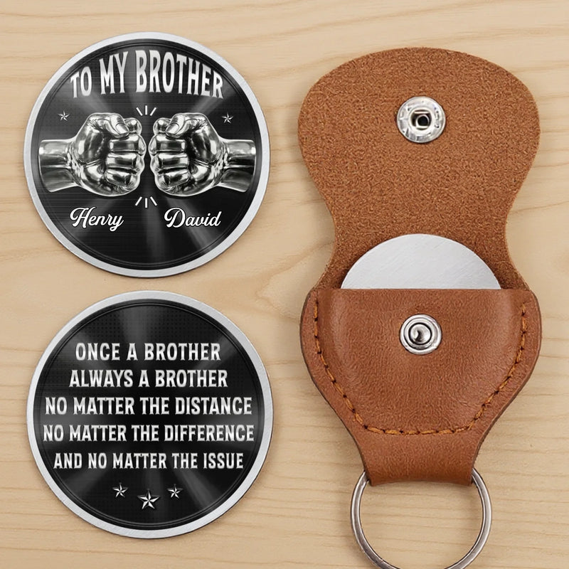 Custom Pocket Hug - Personalized Birthday Gifts For Brother - Always Got Your Back