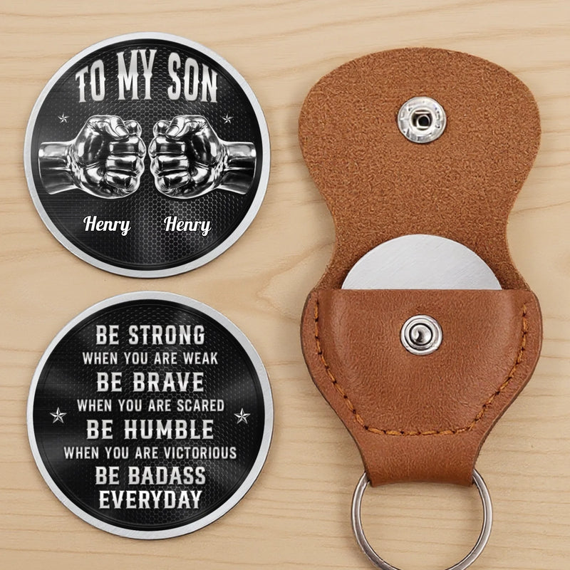 Custom Pocket Hug - Personalized Birthday Gifts For Son - My Son My Pride