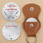 Custom Couple Name and Date Love Gift - Personalized Pocket Hug