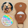 Custom Photo In Every Paw Print, A Piece Of My Heart - Memorial Personalized Custom Pocket Hug - Sympathy Gift For Pet Owners, Pet Lovers