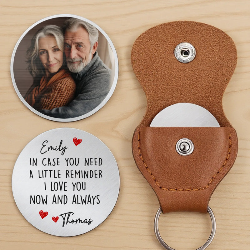 Custom Photo Pocket Hug - Personalized Anniversary Wedding Gifts For Husband And Wife, Him And Her - Sending You All My Love