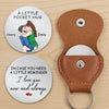 Custom Pocket Hug - Personalized Anniversary Wedding Gifts For Husband And Wife, Him And Her - A Love To Keep