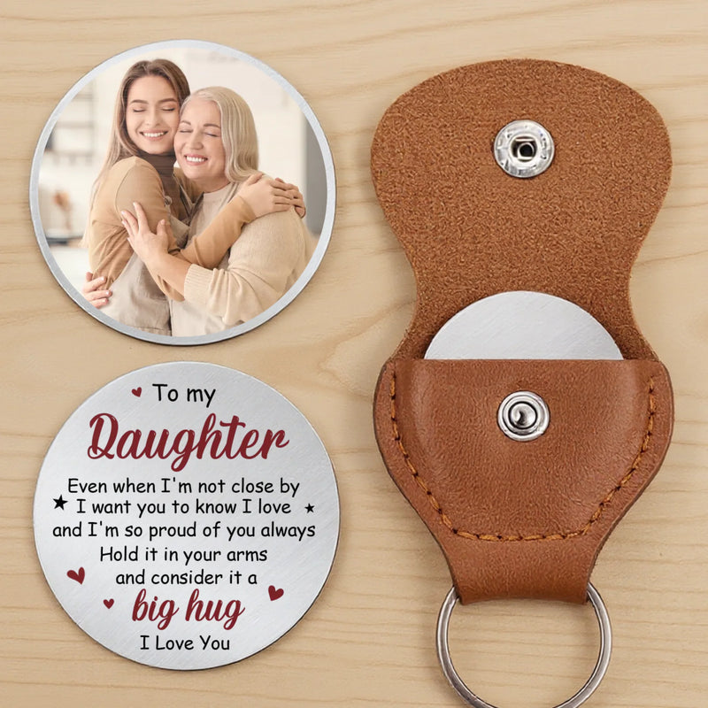 Custom Photo Pocket Hug - Personalized Birthday Gifts For Son, Daughter, Grandson, Granddaughter - I Love You And I’m So Proud Of You