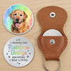 Custom Photo Your Paw Prints Stay With Me Forever - Memorial Personalized Custom Pocket Hug - Sympathy Gift For Pet Owners, Pet Lovers