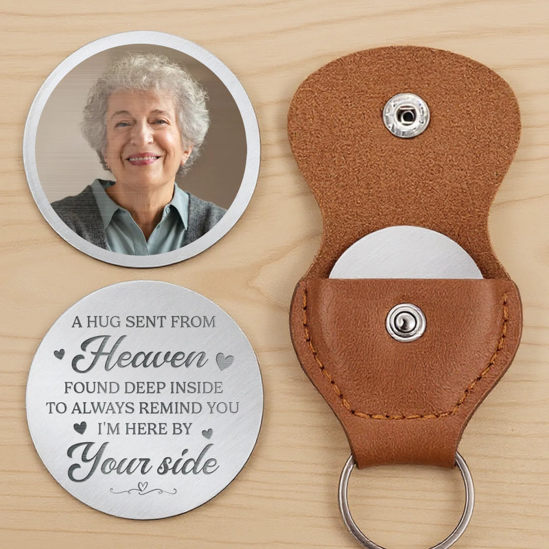 Custom Photo Your Love Is Our Eternal Memory - Memorial Personalized Custom Pocket Hug - Sympathy Gift For Family Members