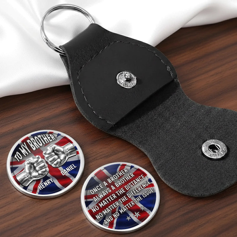 Custom Pocket Hug - Personalized Birthday Gifts For Brother - Unbreakable Brothers