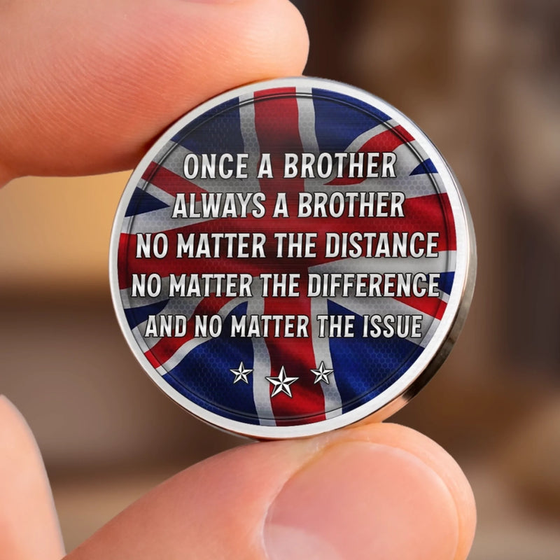Custom Pocket Hug - Personalized Birthday Gifts For Brother - Unbreakable Brothers