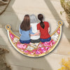 Custom Window Hanging Suncatcher Ornament - Personalized Mother's Day Birthday Gifts For Mom, Grandma - Together Feels Like Home