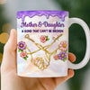 Custom Mug - Personalized Mother's Day Gifts For Mom, Daughter - A Mothers Love Grows