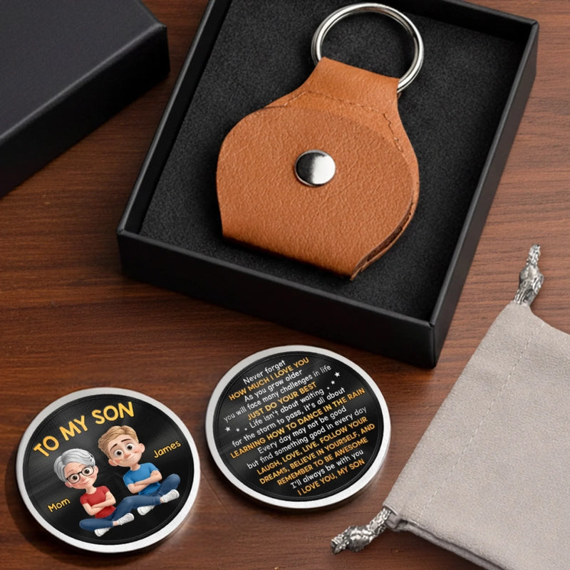 Custom Pocket Hug - Personalized Birthday Gifts For Mom, Son - Always Near You