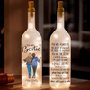 Laughter Is Our Language - Bestie Personalized Custom Bottle Lamp - Gift For Best Friends, BFF, Sisters