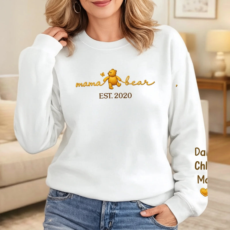 Custom Unisex Sweater, Hoodie - Personalized Mother's Day Birthday Gifts For Mom, Grandma - Mama, My Favorite Title