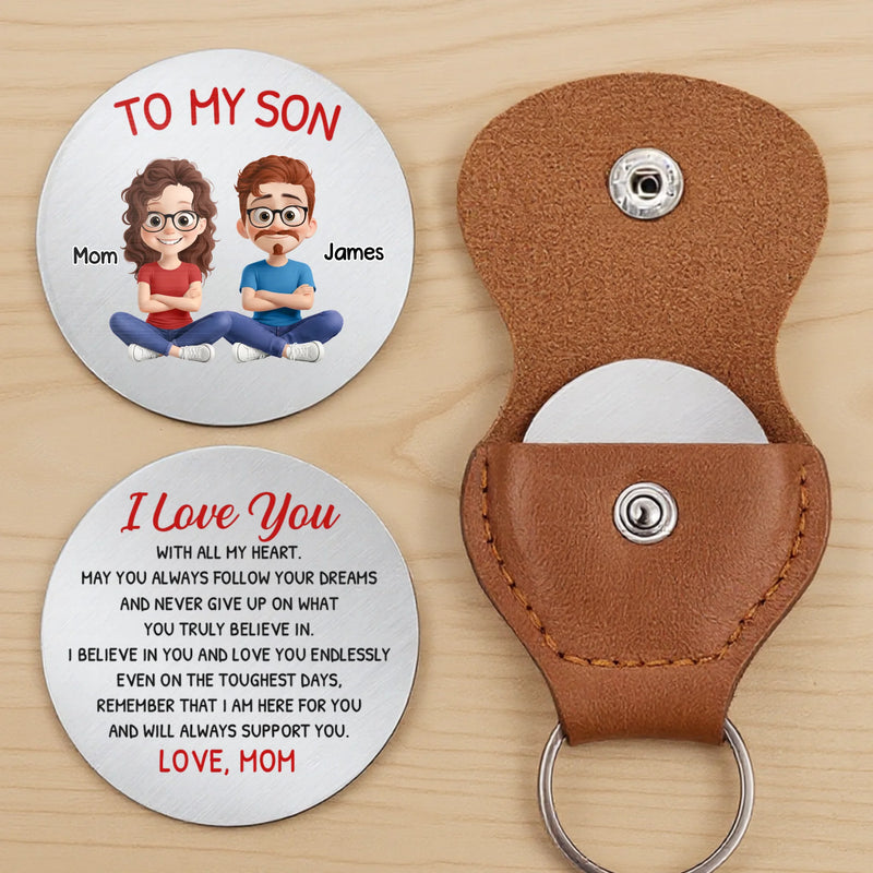 Custom Pocket Hug - Personalized Birthday Gifts For Mom, Son - Grateful For You