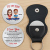 Custom Pocket Hug - Personalized Birthday Gifts For Mom, Son - Grateful For You