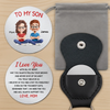 Custom Pocket Hug - Personalized Birthday Gifts For Mom, Son - Grateful For You