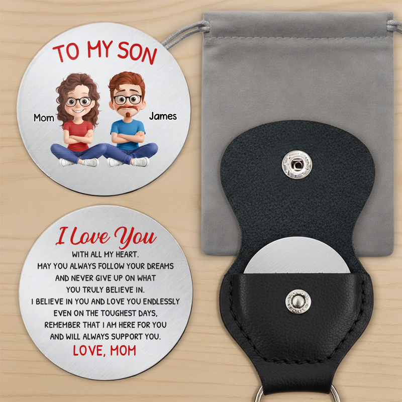 Custom Pocket Hug - Personalized Birthday Gifts For Mom, Son - Grateful For You
