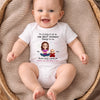 Custom Baby Onesie - Personalized Baby Shower, Gender Reveal Gifts For New Moms, New Dads, New Parents - The Best Mom Belongs To Me