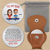 Custom Pocket Hug - Personalized Birthday Gifts For Mom, Son - Carry My Love With You