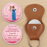 Custom Pocket Hug - Personalized Best Friend Birthday Gifts For Women, Besties, Sisters, BFF - Forever My Chaos Twin