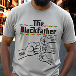 Custom Unisex T-shirt, Premium T-shirt, Hoodie - Personalized Father's Day Birthday Gifts For Dad, Grandpa - The Blackfather