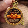 Custom Pocket Watch - Personalized Birthday Gifts For Brother - Brothers Through Every Season