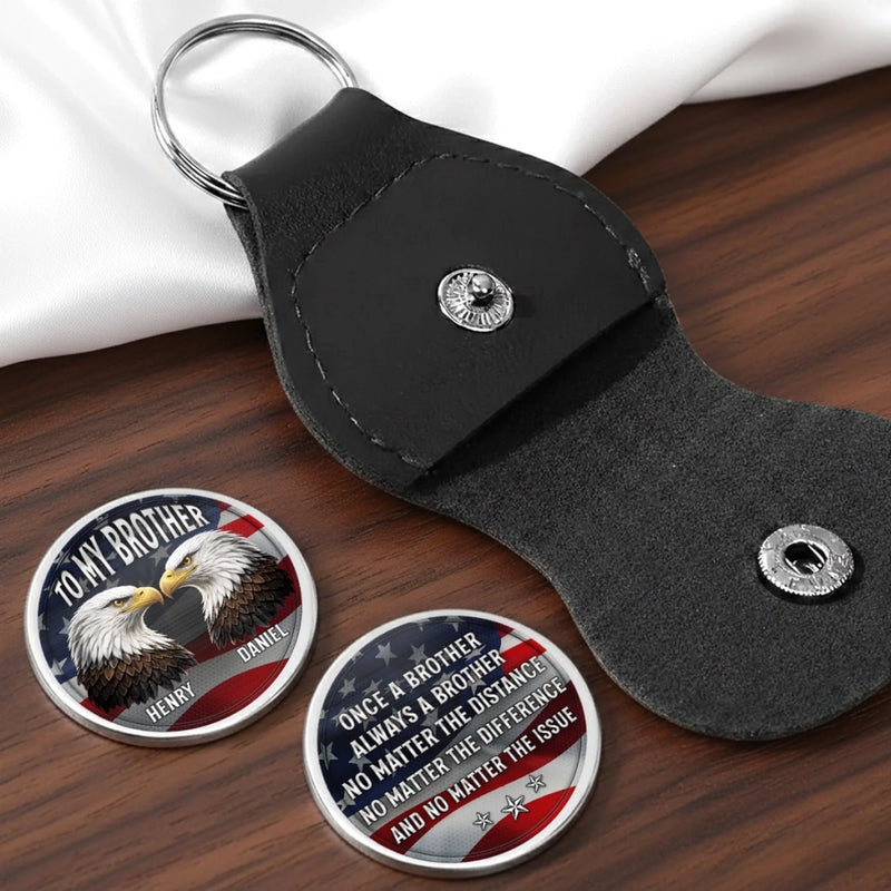Custom Pocket Hug - Personalized Birthday Gifts For Brother - United We Stand Brothers