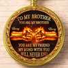 Custom Pocket Watch - Personalized Birthday Gifts For Brother - Timeless Brotherhood