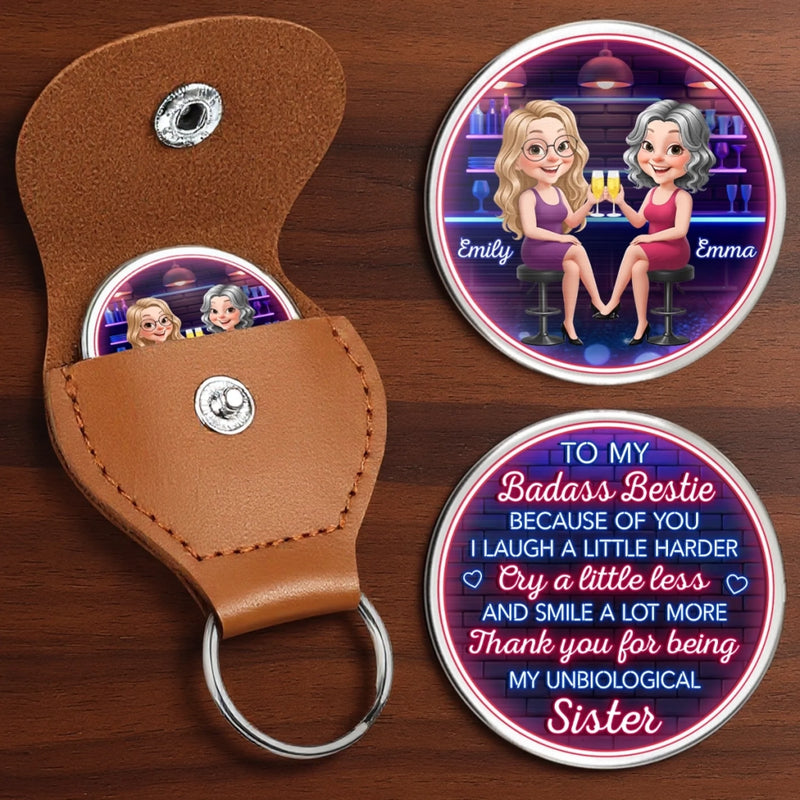 Custom Pocket Hug - Personalized Best Friend Birthday Gifts For Women, Besties, Sisters, BFF - Chaos Coordinator