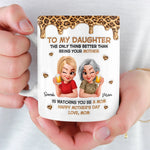 Custom 3D Inflated Effect Printed Mug - Personalized Mother's Day Gifts For Mom, Daughter - Like Mother Like Daughter