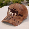 Custom Hat, All Over Print Classic Cap - Personalized 4th Of July Gifts For Dad, Grandpa - Home Of The Brave Dad