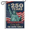 Custom Flag - Personalized America 250th Anniversary Gifts For Mom, Dad, Brother, Sister, Kids - Legacy Of Freedom And Unity