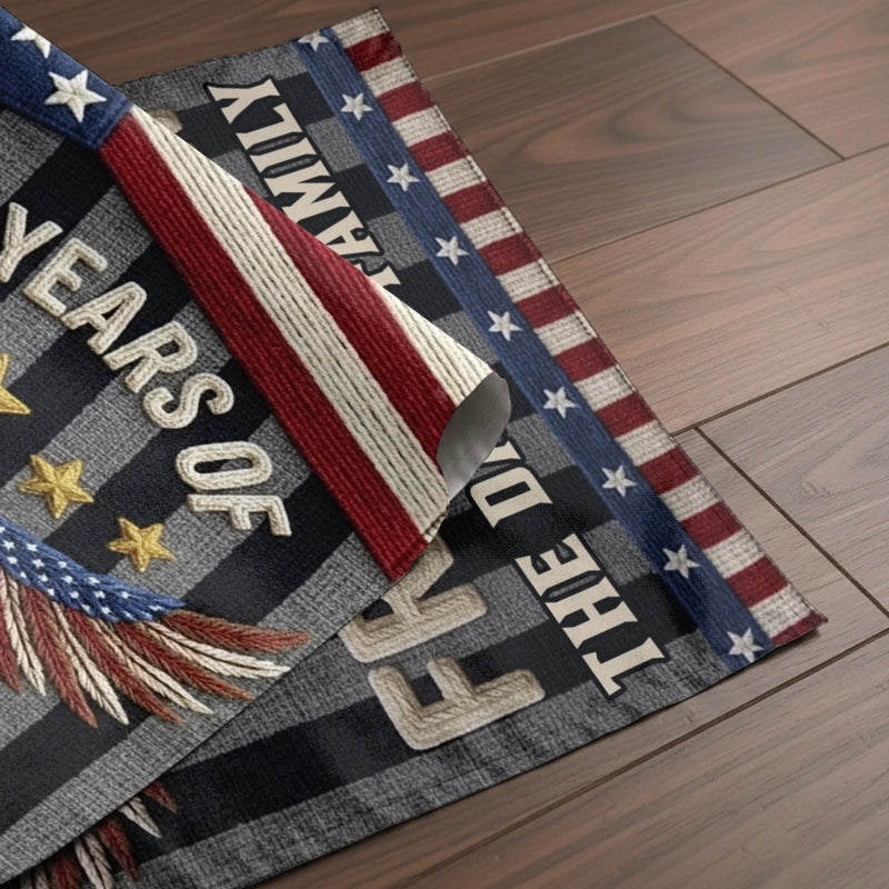 Custom Flag - Personalized America 250th Anniversary Gifts For Mom, Dad, Brother, Sister, Kids - United By History And Hope