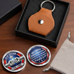 Custom Pocket Hug - Personalized America 250th Anniversary Gifts For Brother - One Soul, Two Brothers